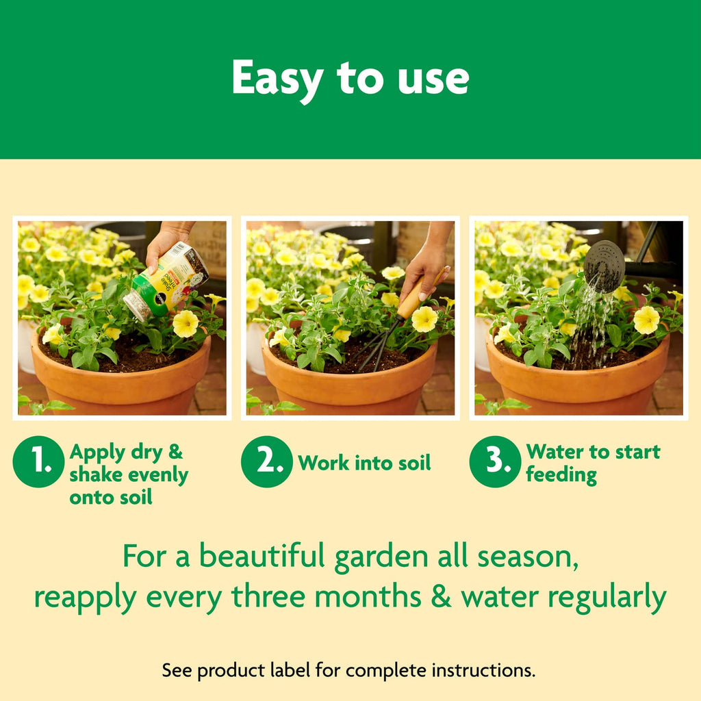 Miracle-Gro Shake 'N Feed All Purpose Plant Food - Nourishes Indoor & Outdoor Plants for 3 Months | 1 lb