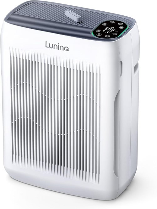 LUNINO Air Purifier - Large Room Coverage Up to 3000 Ft² | H13 HEPA Filter, Auto & Pet Modes, Aromatherapy