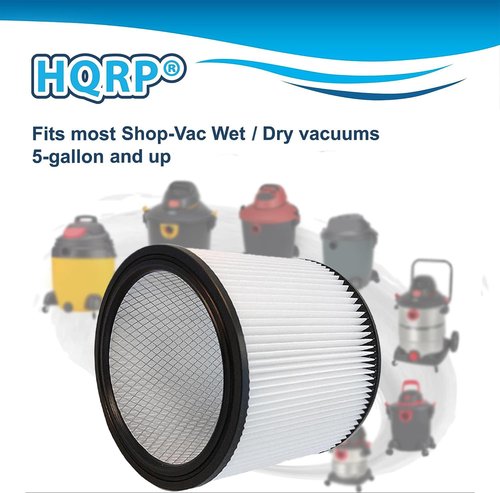 HQRP Cartridge Filter 2-Pack compatible with Shop-Vac 90340 Vacuum Cleaner