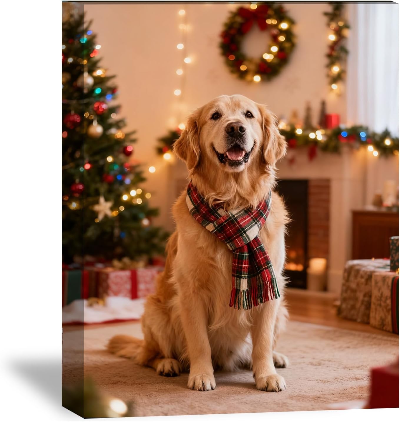 Skiennix Custom Canvas Prints - Personalized Framed Wall Art for Home Decor | Ideal Gift for Weddings, Pets, Family (6" L x 8" W)