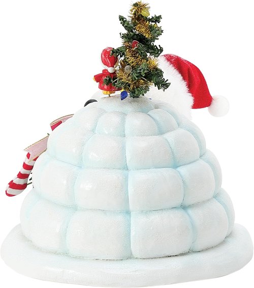 Department 56 Possible Dreams | Snoopy and Woodstock Puffer Igloo Figurine - 7 Inch, Multicolor