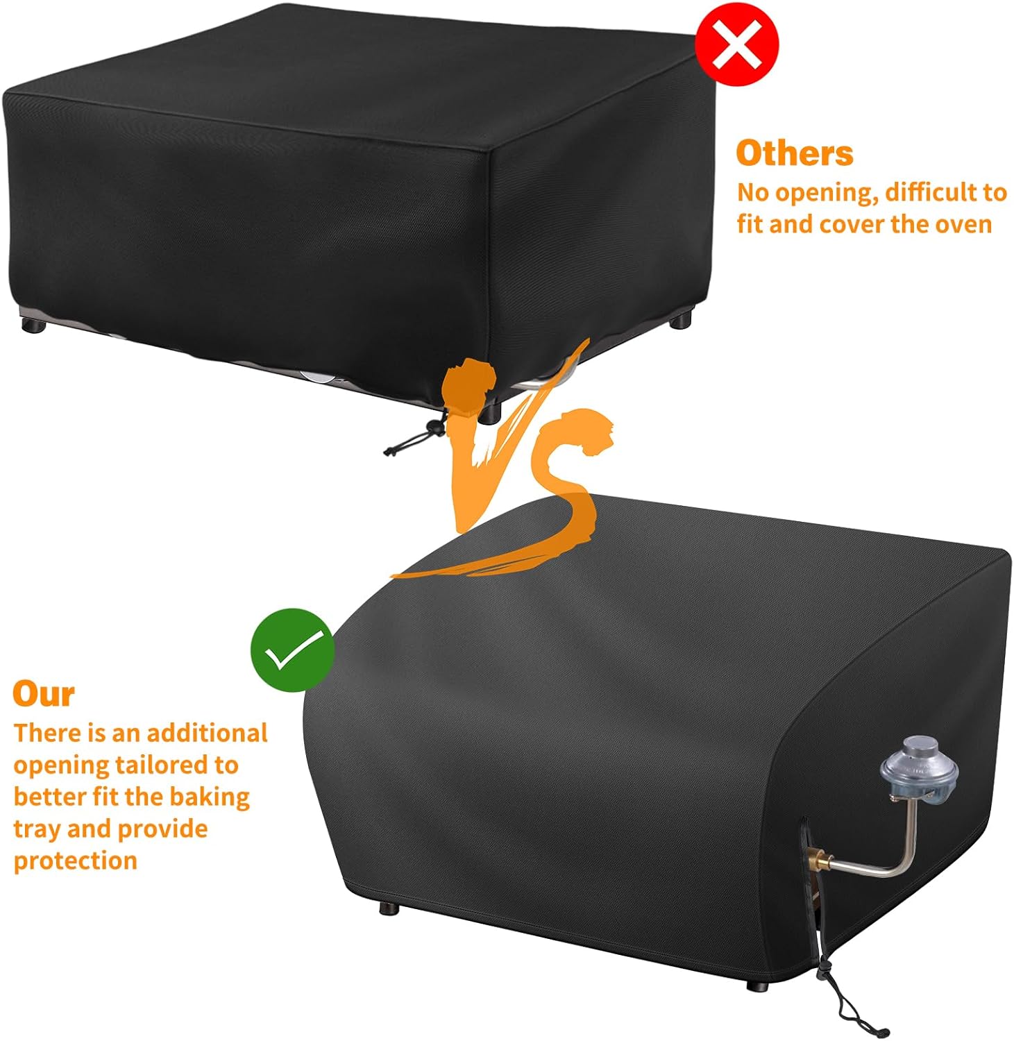 Blackstone Grill Cover - Waterproof Oxford Material for 17-Inch Griddle | Durable & Secure Fit
