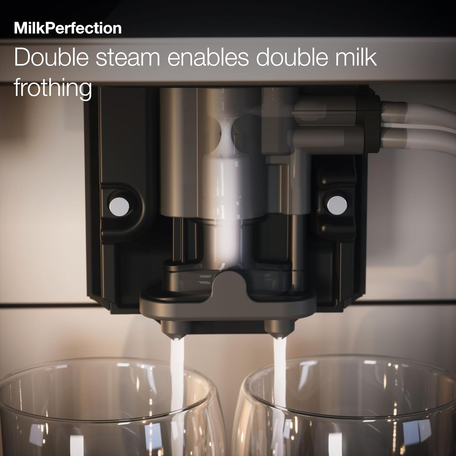 Miele CM 6360 MilkPerfection Automatic Coffee Machine - OneTouch for Two, WiFi-Enabled, Obsidian Black