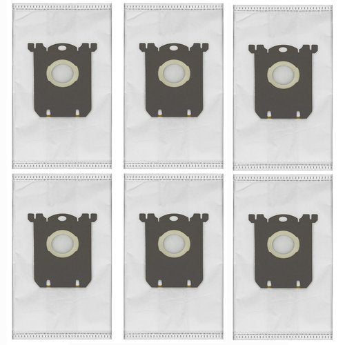 GULUANT 6 Pack Replacement Vacuum Bag for Electrolux Classic S-Style EL4100A EL4101A EL6986A EL6988E EL6988EZX 6990 6991 6992 6994 6996 5989 8985 6988 6989 CV-140 EL4200 EL7000 Vacuum Models
