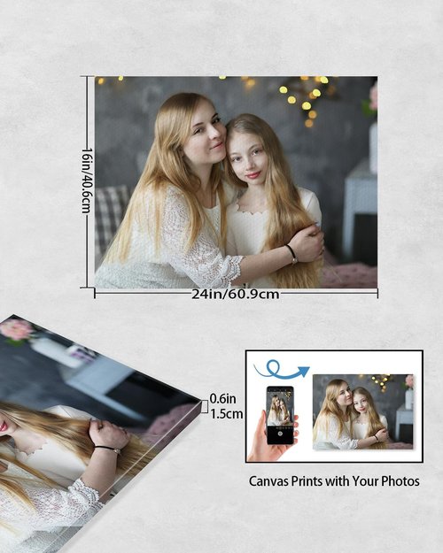 AbcCustomize Canvas Prints - Personalized Photo Art for Home Decor | Fast Shipping, Ready to Hang