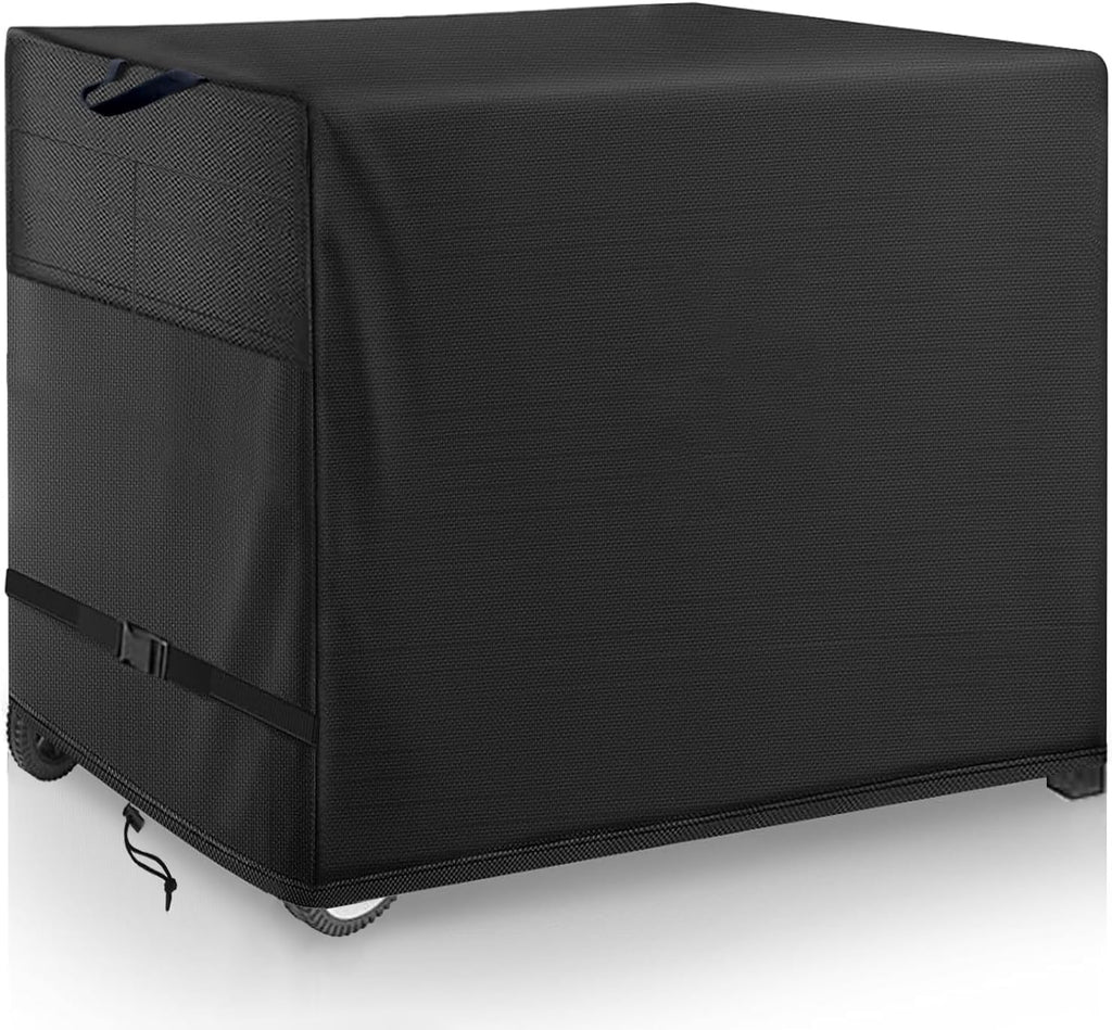Skiennix Outdoor Prep Table Cover - Heavy-Duty Waterproof Protection for Stainless Steel Tables | Black