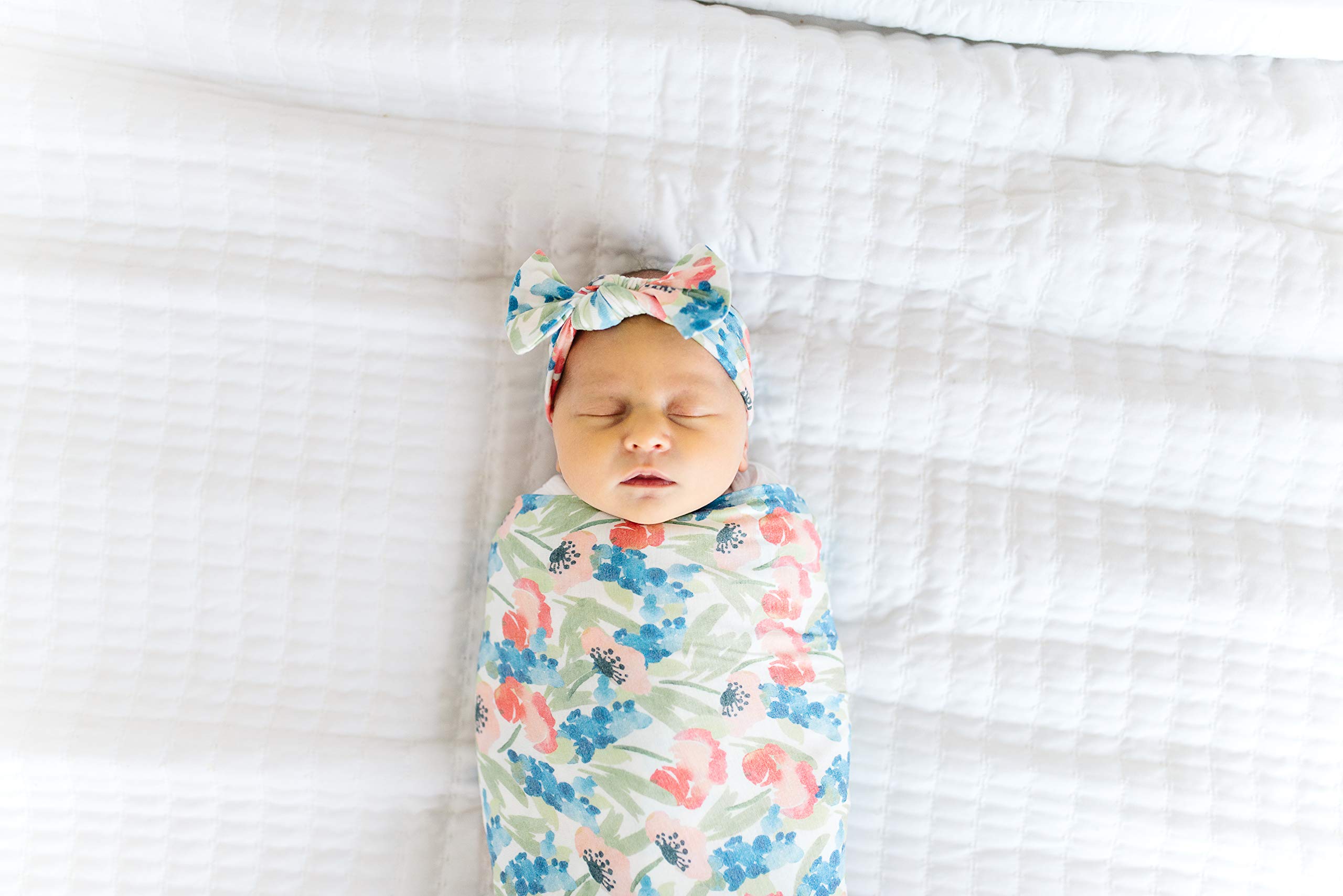 Copper Pearl Large Premium Knit Baby Swaddle Receiving Blanket Wren
