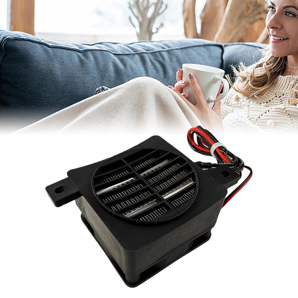 PTC Car Fan Air Heater, 12V 100W Constant Temperature Heaters with Ceramics Fast Heating, Air Dehumidification Fan Heater for Small Room Space Heater Air Conditioning Appliances