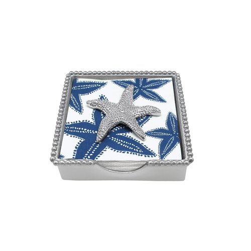Starfish Beaded Napkin Box