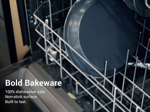 Elbee Home Nonstick Baking Set - 8-Piece Aluminized Steel with Deep Roasting Pan & Cake Pans | PFOA & PFOS Free