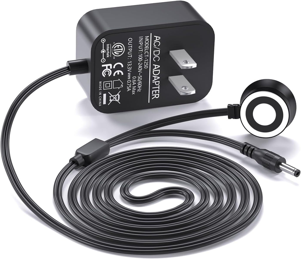 Shark Replacement Vacmop Charger - 13.3V Dual Connector for VM252, VM251, VM200 & More