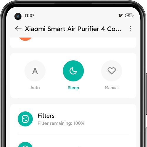 Xiaomi 4 Compact Filter Replacement for Air Purifier, 3-In-1 True HEPA H13, 6-12 Months Life, High-Efficiency Activiated Carbon for Home Bedroom Pets Dust Allerigies