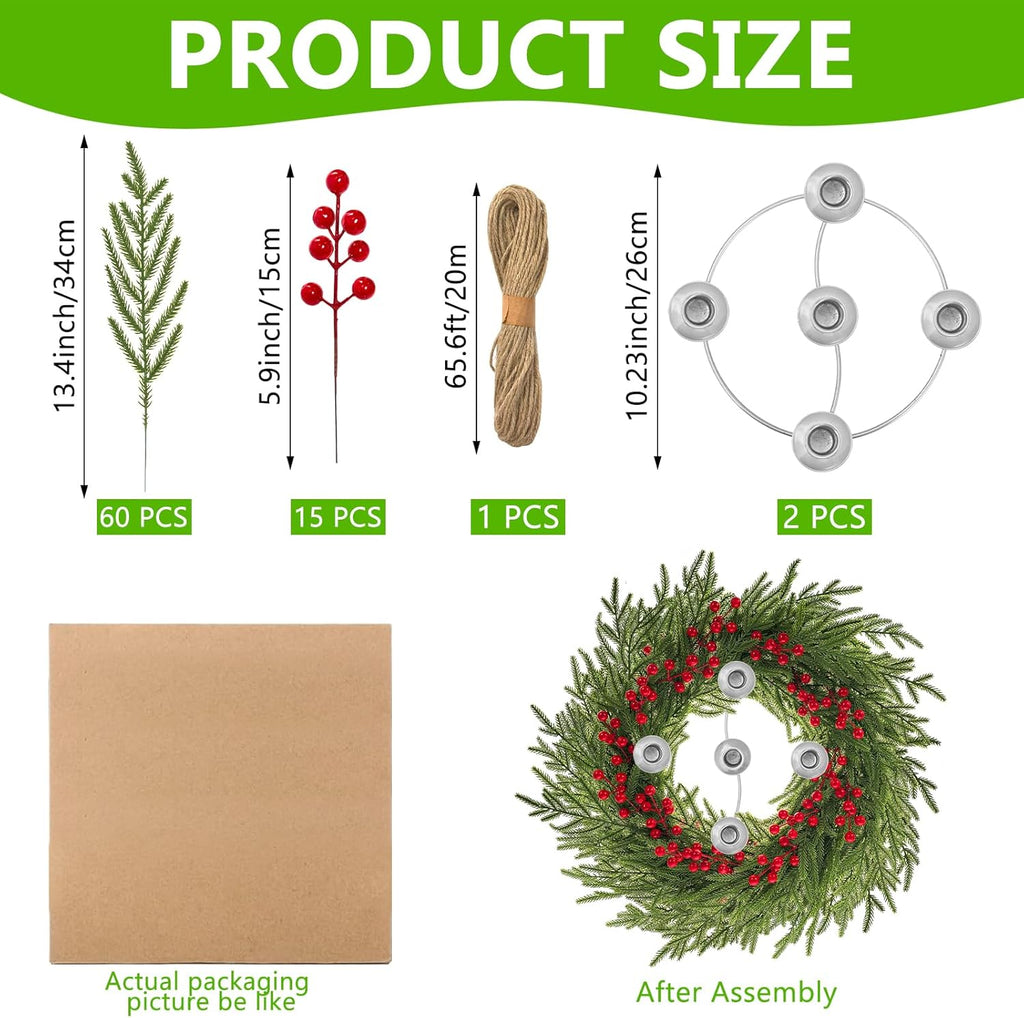 Skiennix Christmas Advent Wreath Ring Set - 5 Candle Holders for Traditional Holiday Decor | Home & Church Centerpiece