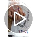 5D Embossed Dessert Cake Ice Cream Nail Stickers - 3 Sheets