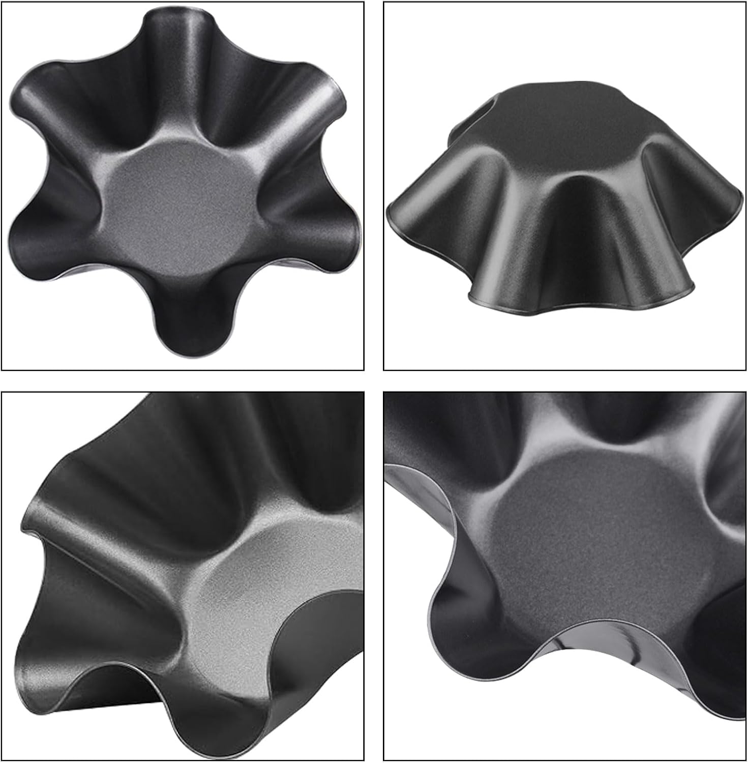 Nonstick Taco Shell Bowl by [Brand Name] - Carbon Steel Tortilla Maker for Home Cooking | 6.5in