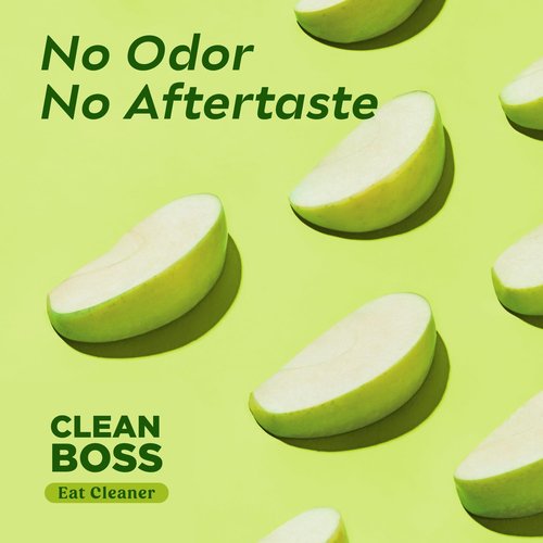 CleanBoss Eat Cleaner Triple-Action Fruit + Veggie Wash Refill - 64 oz - Removes Harmful Residue - Keeps Produce Fresh Up to 5X Longer - Vegan, Gluten Free