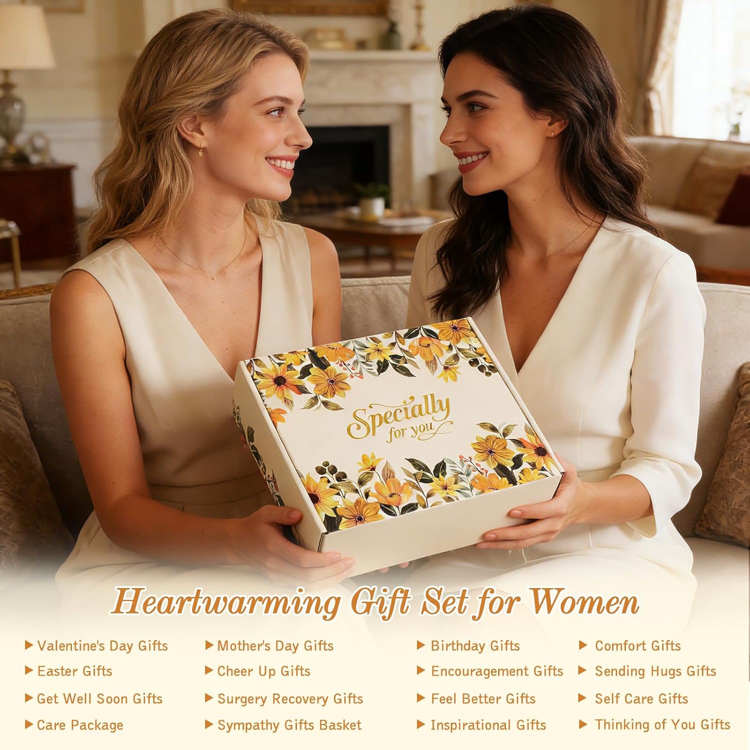 Regine Switzerland Self-Care Gift Basket - Thoughtful Birthday & Get Well Soon Care Package for Women