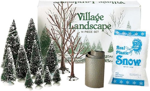 Department 56 Village Accessories - Landscape Accessory Set for Charming Displays