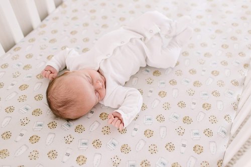 Copper Pearl Premium Knit Baby Crib Sheets for Boys and Girls Breathable and Soft, Fitted Crib Sheets for Standard Baby Mattresses, Chip