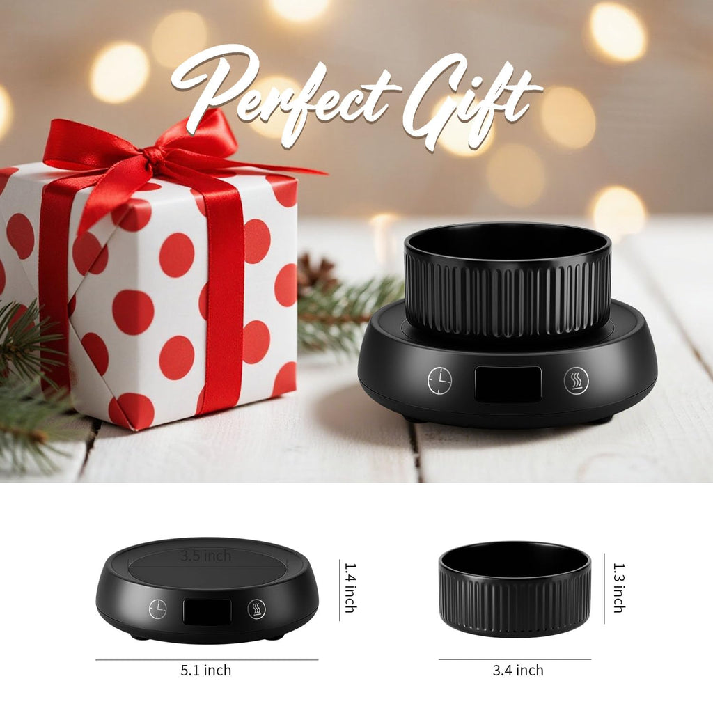Lyty Wax Melt Warmer 3-in-1 Candle Warmer with Timer, Electric Scented Wax Melter Fragrance Wax Cube Burner for Home Bedroom Office, 8H Auto Shut Off 3 Temperature Setting (Black)
