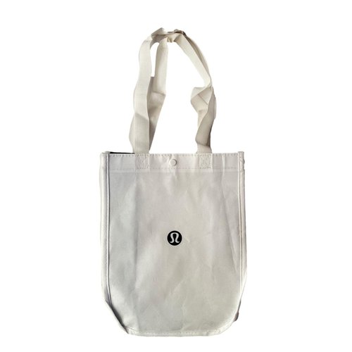 Lululemon New White Shopping Lunch Gym Tote Bag Yoga Dance Tennis Golf Gym Beach Skate