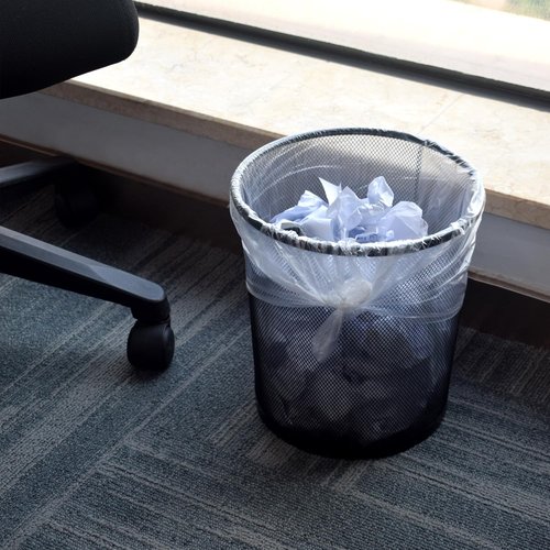 High-Density Trash Can Liners by [Brand Name] - 7-10 Gallon, 24'' x 24'', 1000 Count for Office & Industrial Use