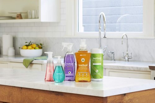 Method All-Purpose Cleaner Spray, Lime + Sea Salt, Perfect for Most Counters, Tiles and More, 28 Fl Oz, (Pack of 4)