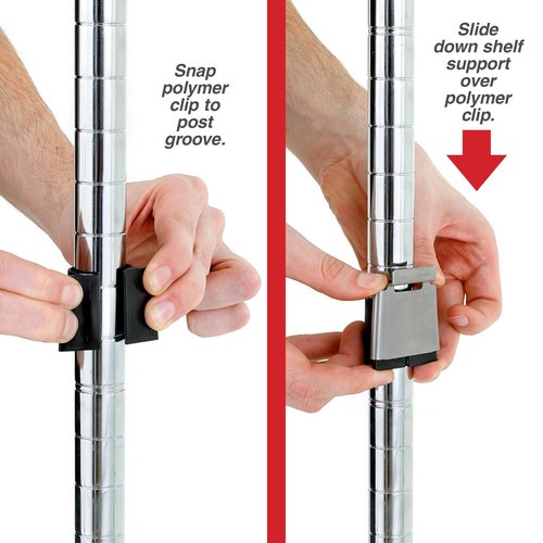 METRO EZA-1860NC Super Erecta EZ-ADD Wire Shelf, Chrome, 18" x 60"