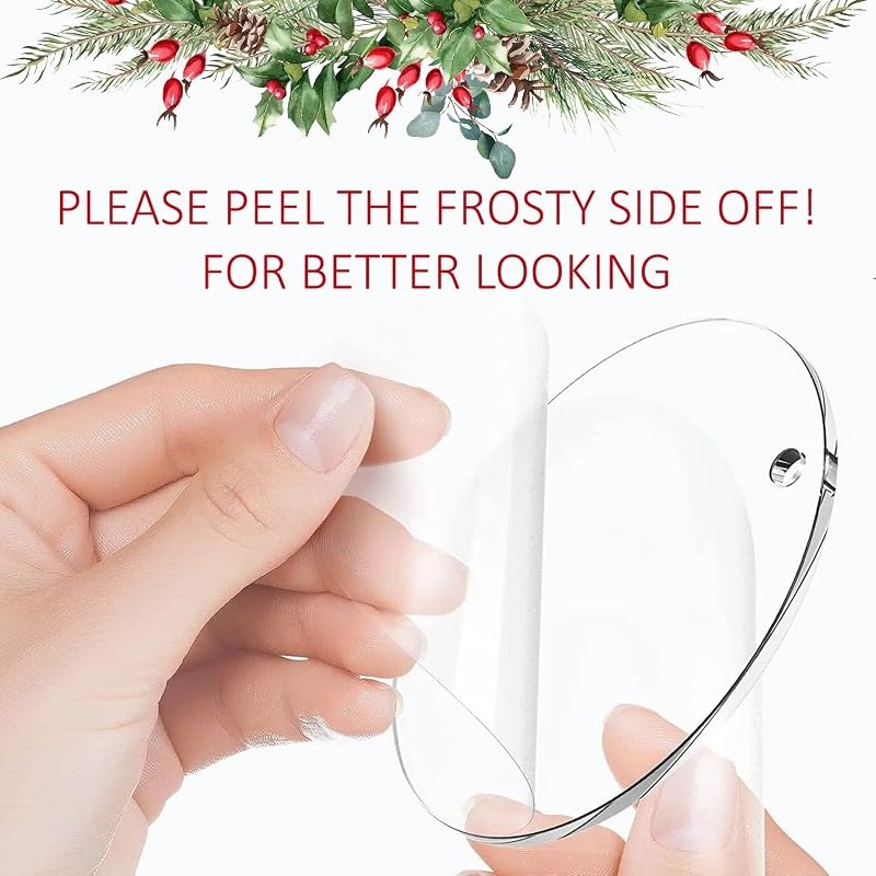 Funny Christmas Ornament 3.6 Inch Acrylic Stocking Stuffers - I Gotta See The Candy First