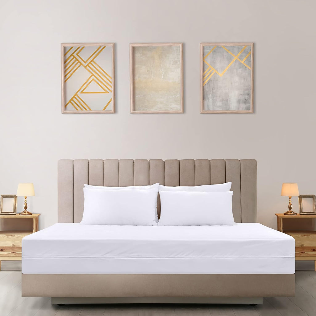 Utopia Bedding Mattress Protector - 100% Waterproof Bed Bug & Dust Mite Proof | Twin XL Size Encasement