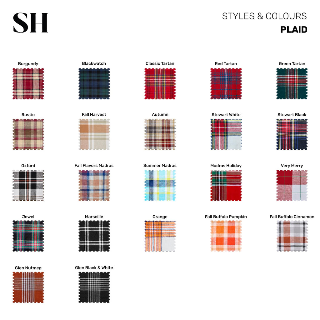 Solino Home Table Runner 90 Inches Long - 100% Pure Linen Red Classic Tartan Plaid Table Runner 14 x 90 Inch for Dining