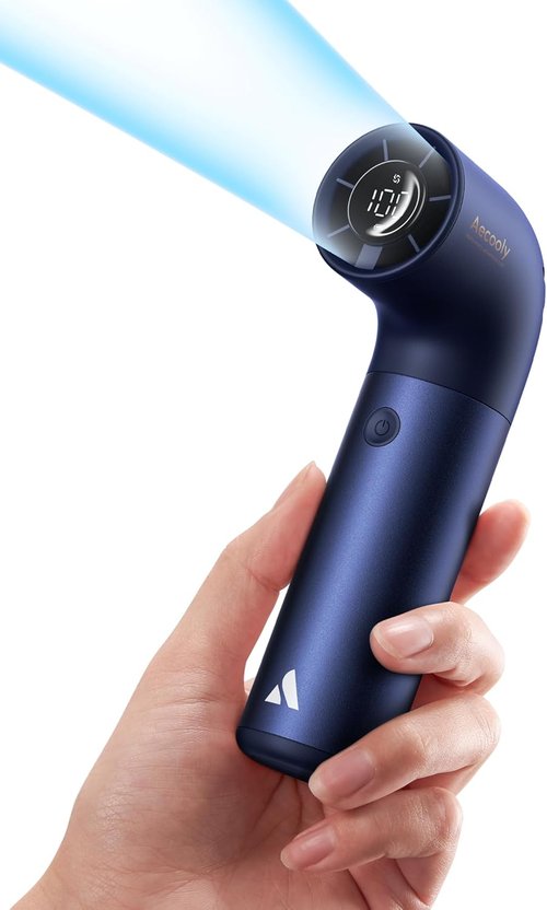 Aecooly Portable Handheld Fan - Slim Design for Easy Carrying | Perfect for Travel and Outdoor Use