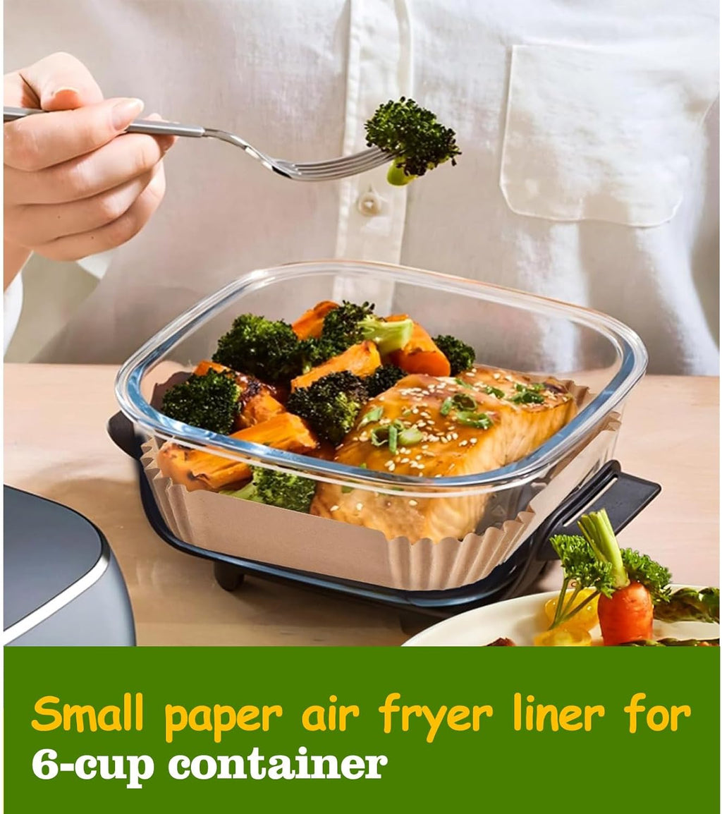 Ninja Air Fryer Liners - 250 Pcs Parchment Paper Accessories for Crispy Cooking