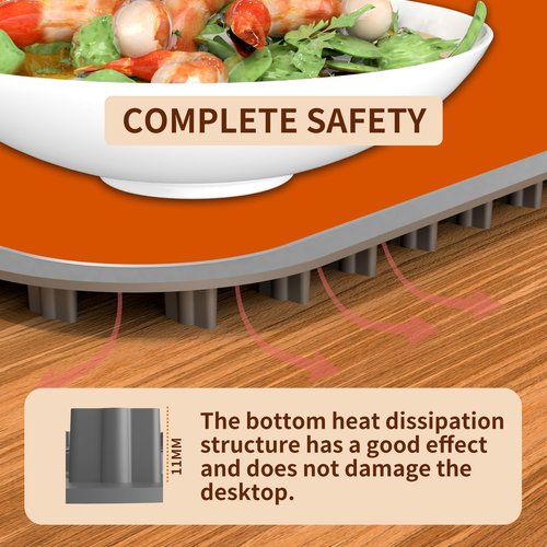 "Texaxon Warming Mat For Food XXXL 550 watts (40" x 15")- Roll Up Electric Silicon Warming Tray For Food - Buffet Servers And Warmers -Fast Heating For Buffets Party & Home And Kitchen, Chafing Dishes