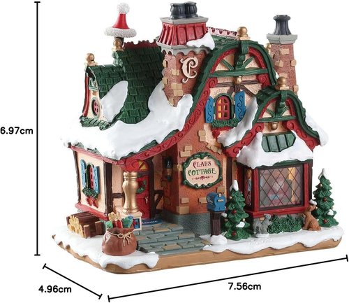 Lemax Santa's Wonderland Collection - The Claus Cottage Figurine | Festive Holiday Decor