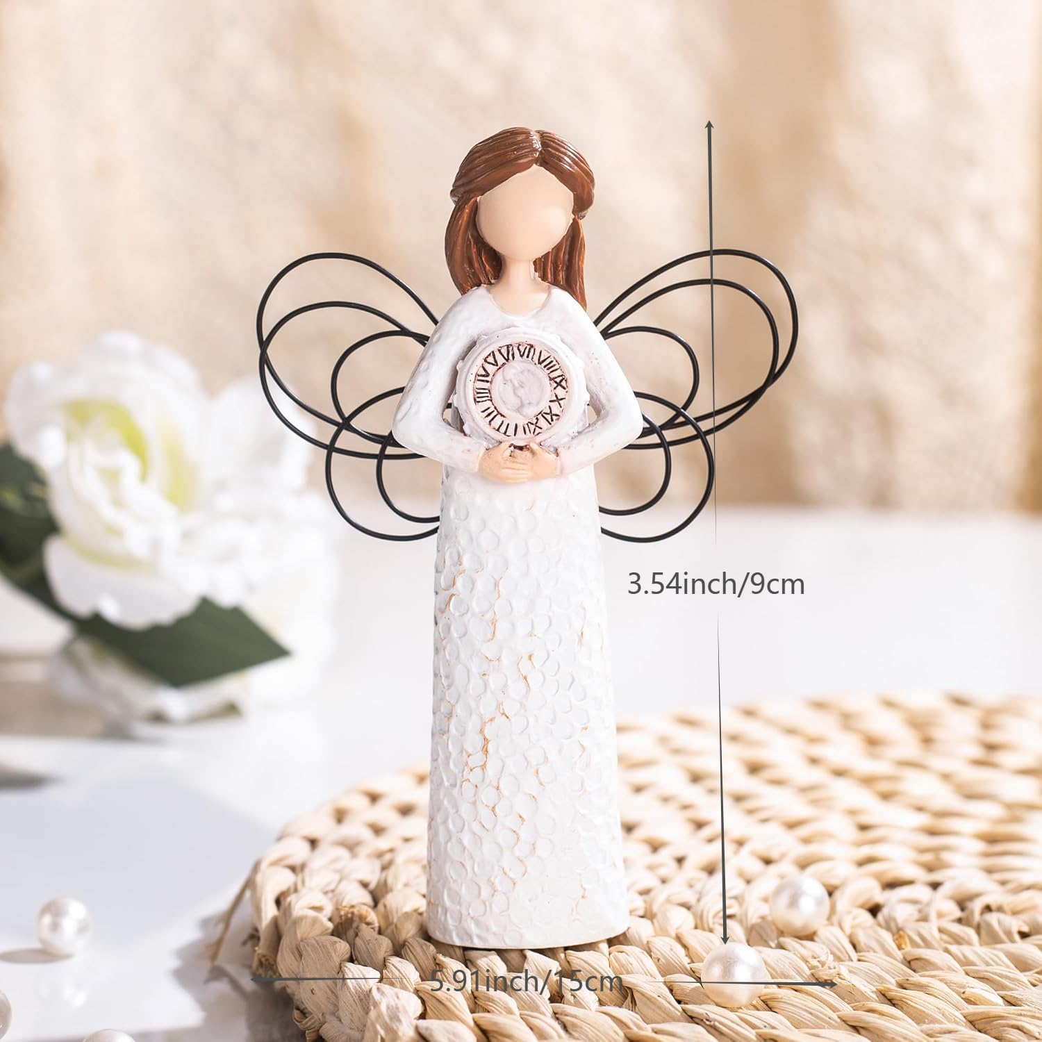 Retirement Gifts Angel for Women - Hand-Painted Figurine | Perfect Celebratory Gift for Coworkers & Friends