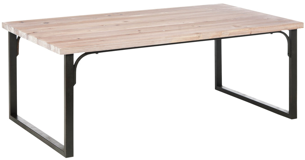 SAFAVIEH American Homes Collection Steven Red Maple Coffee Table