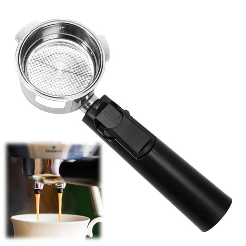 Coffee Espresso Machine Handle Replacement Parts, Cafe Bracket Handle Portafilter Filter Basket for Lidl Silvercrest CM4621 CM4218 KF5002 KF500S Barista with FILTER VASKET
