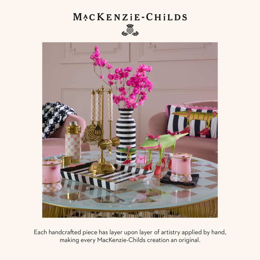 MACKENZIE-CHILDS Patience Brewster Gloria Alligator Frame, Cute Photo Frame, 5 Inches by 7 Inches