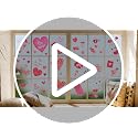 Valentine's Day Window Clings - 218 Piece Love Heart & Kiss Set