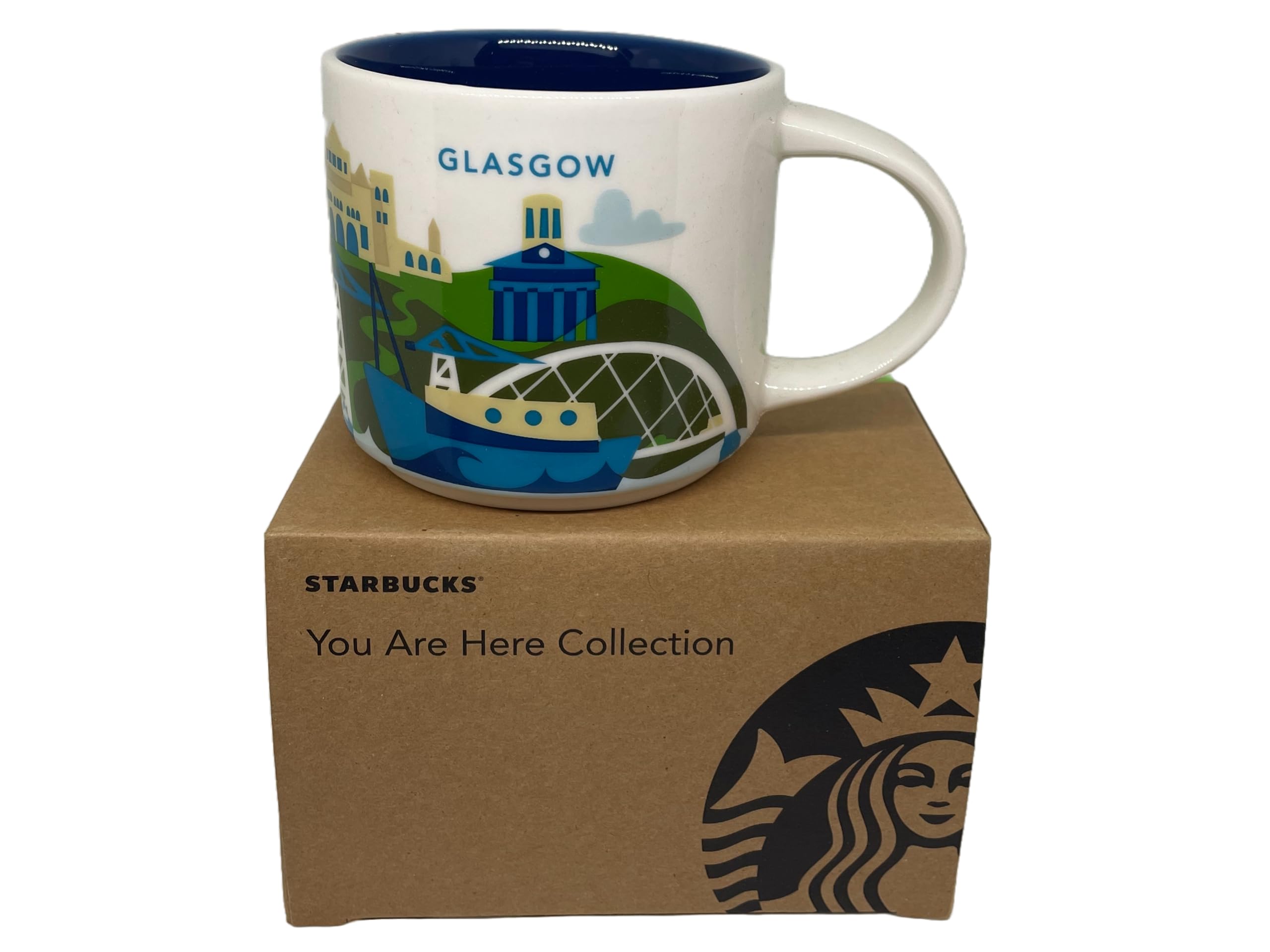 Starbucks You Are Here Collection Glasgow, Scotland 14 oz Coffee Mug