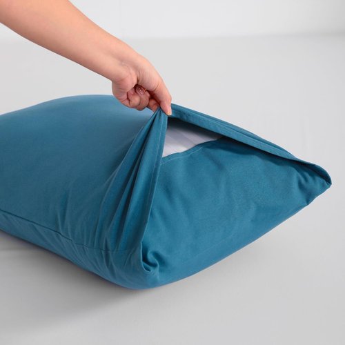 FLXXIE Pillow Cases - Soft Microfiber Standard Size Pillow Covers | Wrinkle & Stain Resistant, 2-Piece Set, Teal 20x26