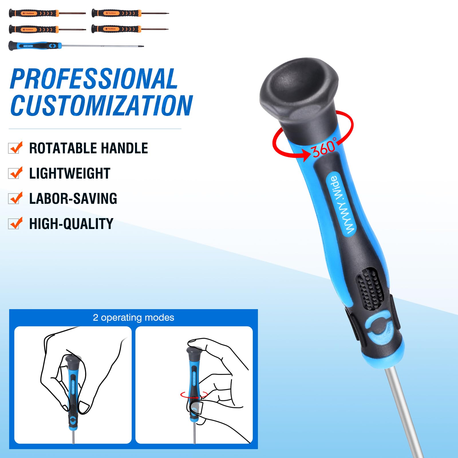 10PCS Customized Screwdriver Set Compatible with Dyson Ball/Outsize/Gen5 V6 V7 V8 V10 V11 V15 Vacuum Cleaner, Hairdryer, AM10 Humidifier, Precision Phillips and Torx Screwdrivers Disassembly Tool