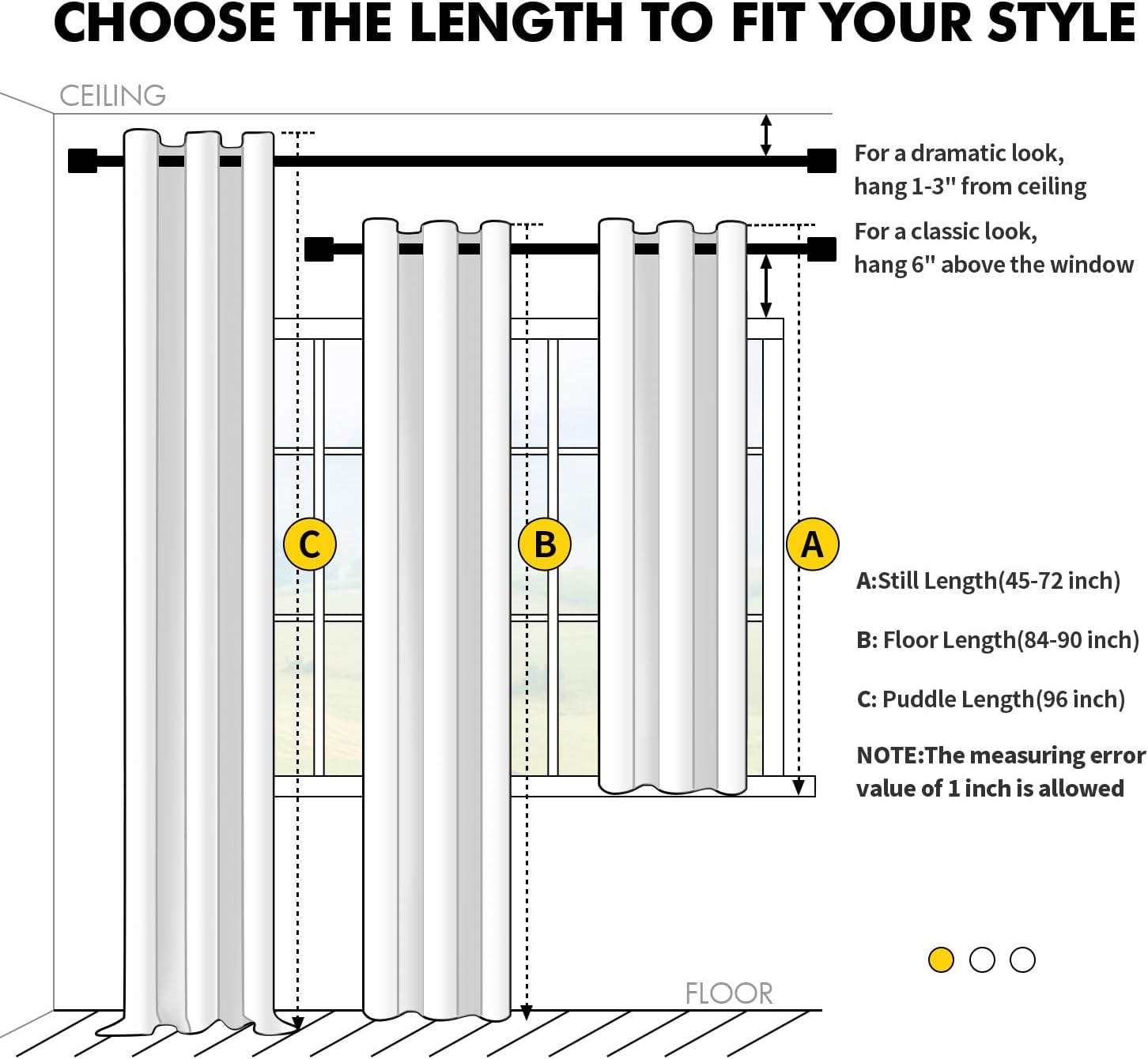 MIULEE Blackout Curtains - Cream Beige Thermal Insulated Drapes | 84 Inches Long, Noise Reducing, 2 Panels