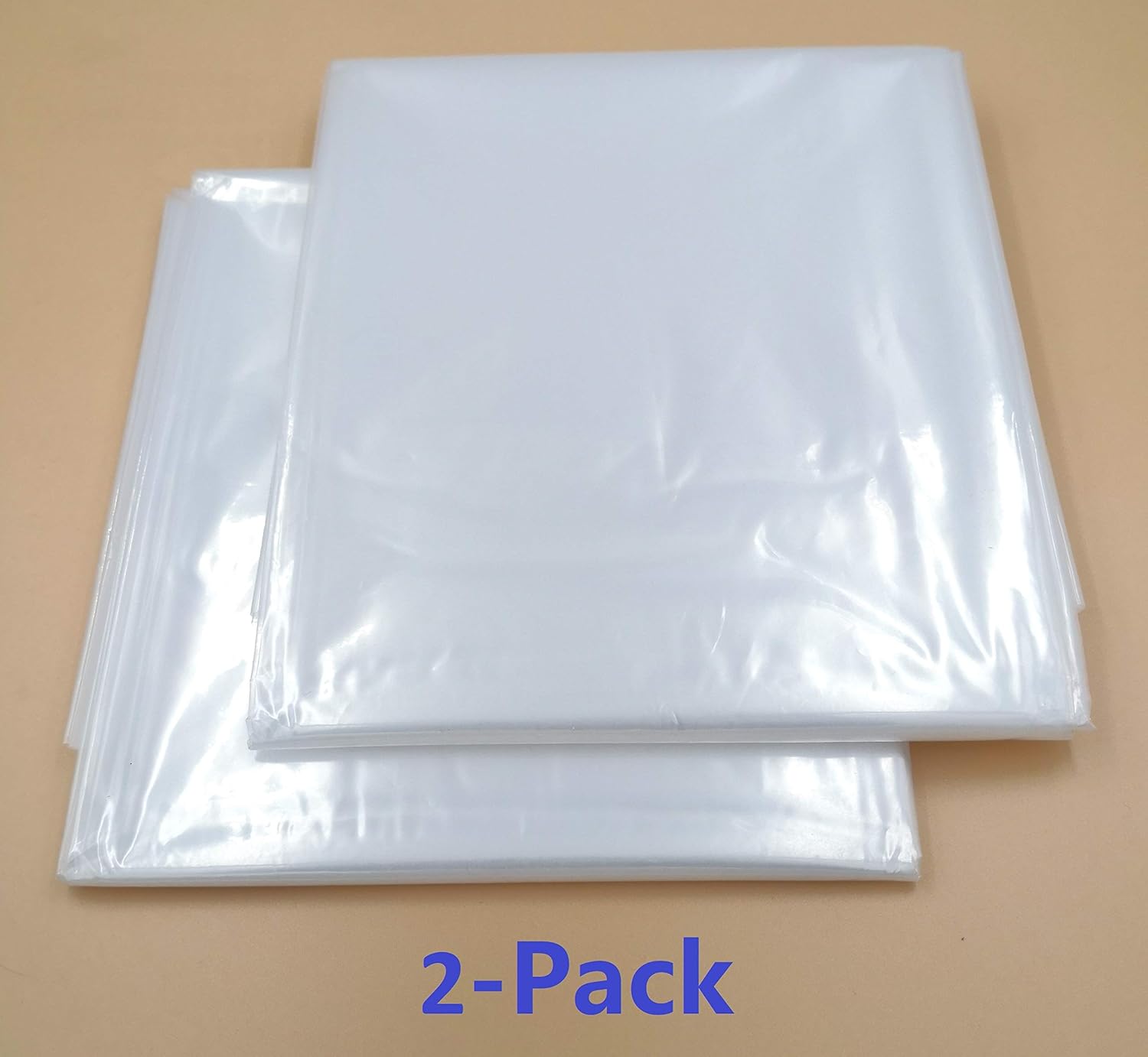 ComfortHome Mattress Bag - Durable Moving & Storage Solution | Twin & Full Size, 2 Pack Clear