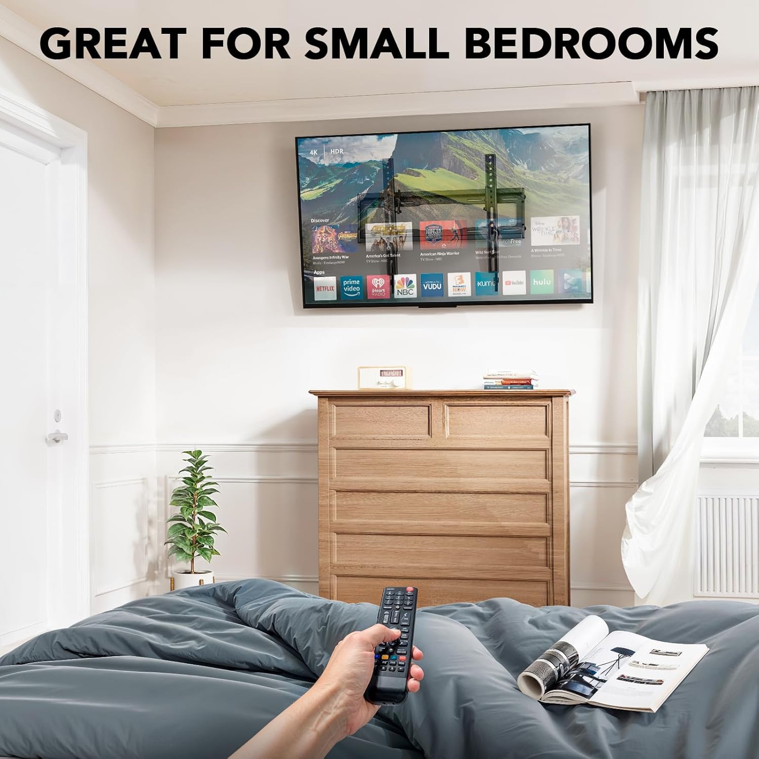 Pipishell Tilt TV Wall Mount Bracket - Low Profile for 23-55 Inch TVs | Anti-Glaring, Max VESA 400x400mm