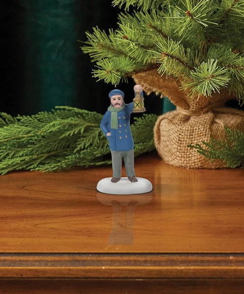 Department 56 Nightwatch Figurine - Dickens Village Lantern Holder, 2.5 Inch, Multicolor