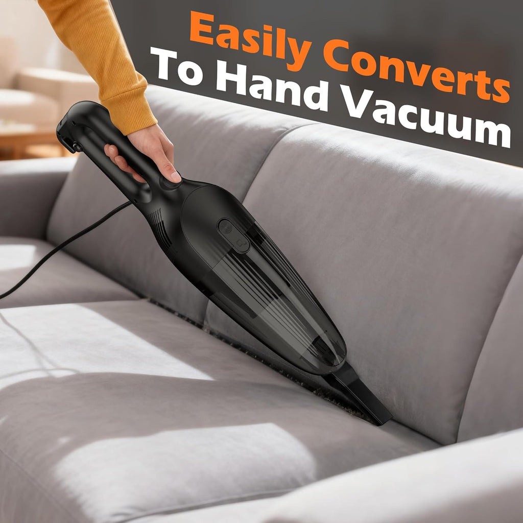 Zefiro Lightweight Corded Stick Vacuum - High Suction Bagless Cleaner for Carpets & Hard Floors | Portable for Home & RV