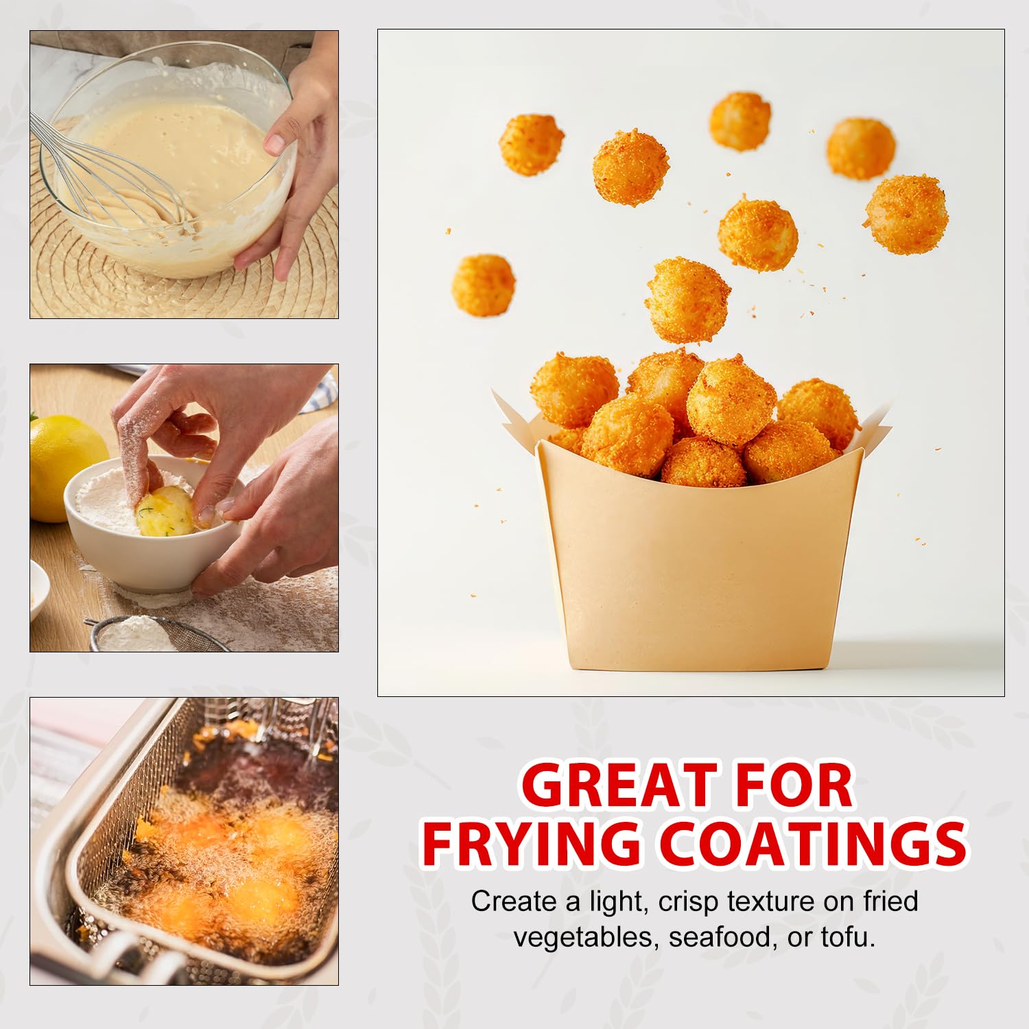 Soeos Rice Flour - All-Natural Gluten-Free Baking Flour | 16 Ounce Resealable Bag for Sourdough Bread