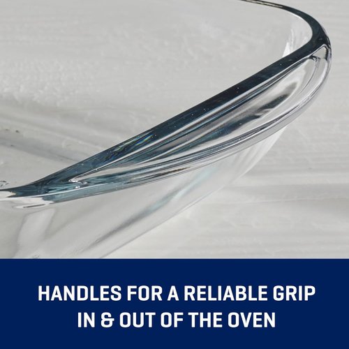 8" x 8" Glass Cake Pan by [Brand Name] - Oven Safe, Dishwasher & Microwave Safe for Easy Cleanup